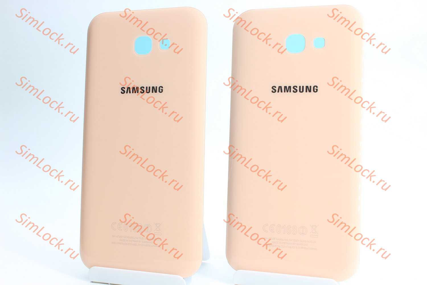 Задняя крышка Samsung A720 Galaxy A7 (2017), розовый, К-2