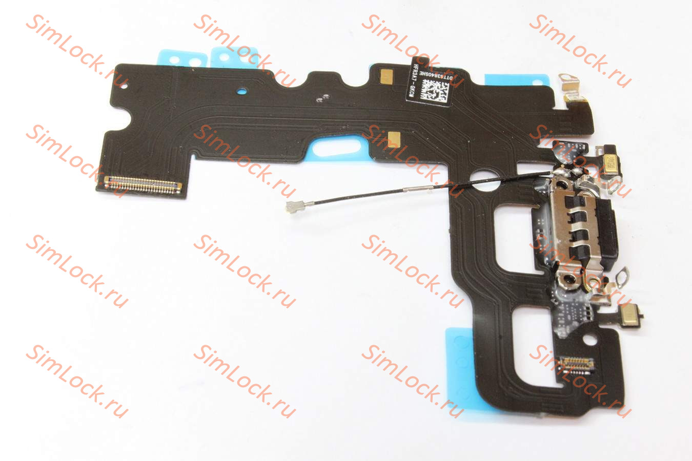 Шлейф iPhone 7 с разъемом зарядки, черный, К-3