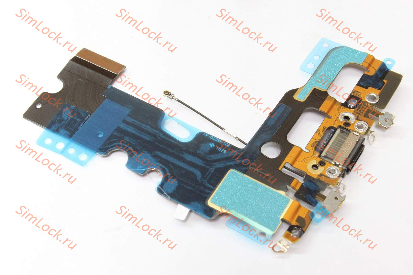 Шлейф iPhone 7 с разъемом зарядки, черный, К-1