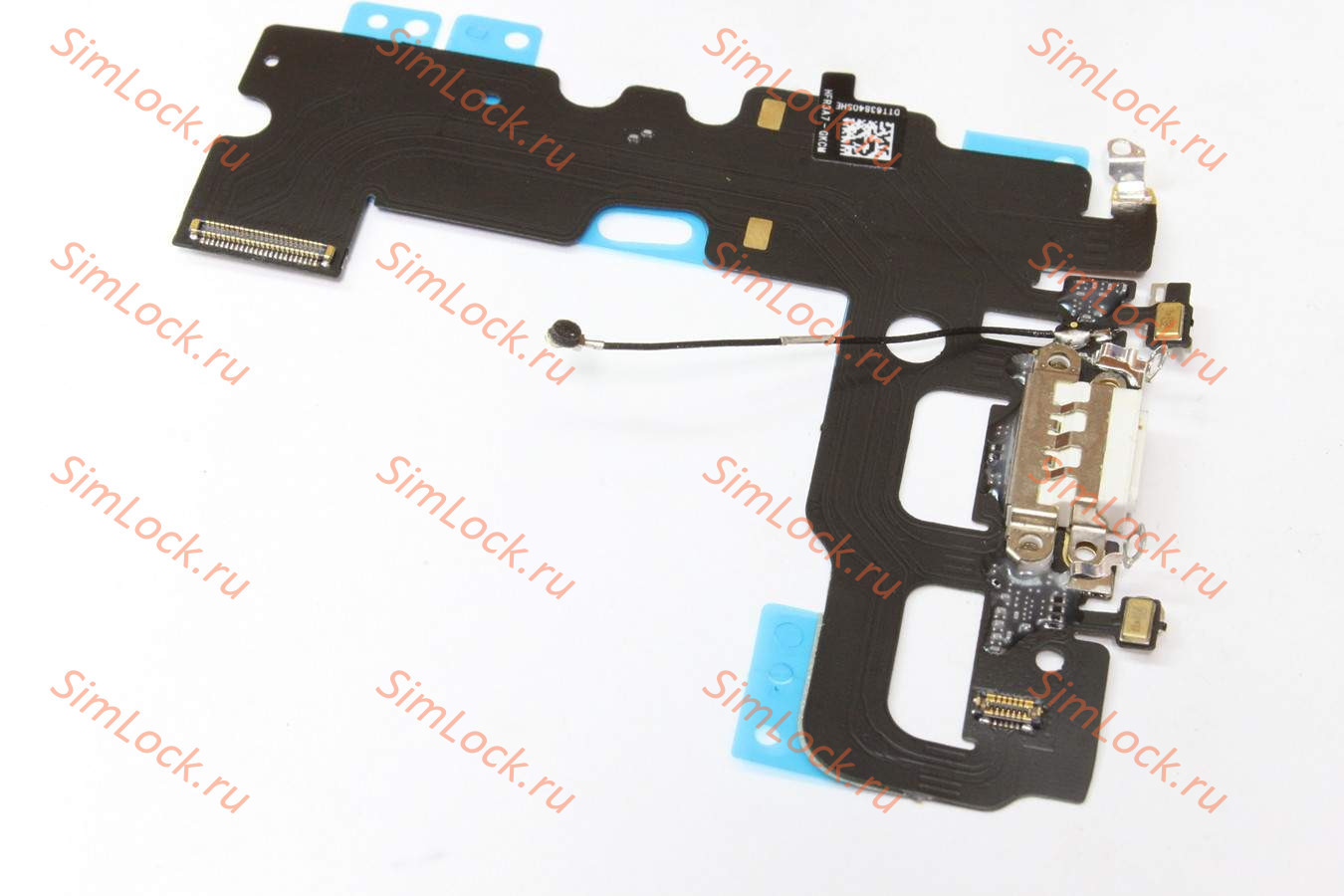 Шлейф iPhone 7 с разъемом зарядки, белый, К-3