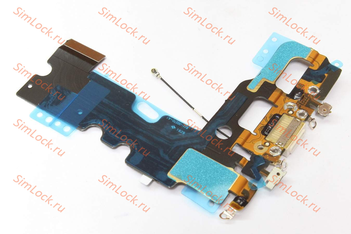 Шлейф iPhone 7 с разъемом зарядки, белый, К-1