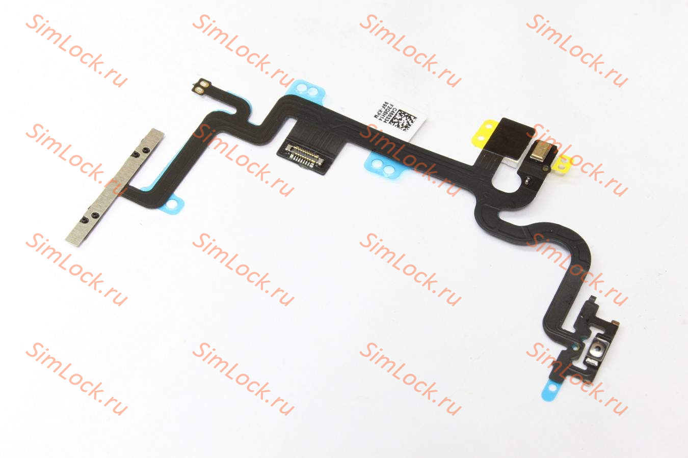 Шлейф iPhone 7 с кнопками включения и громкости, микрофоном и вспышкой, К-3