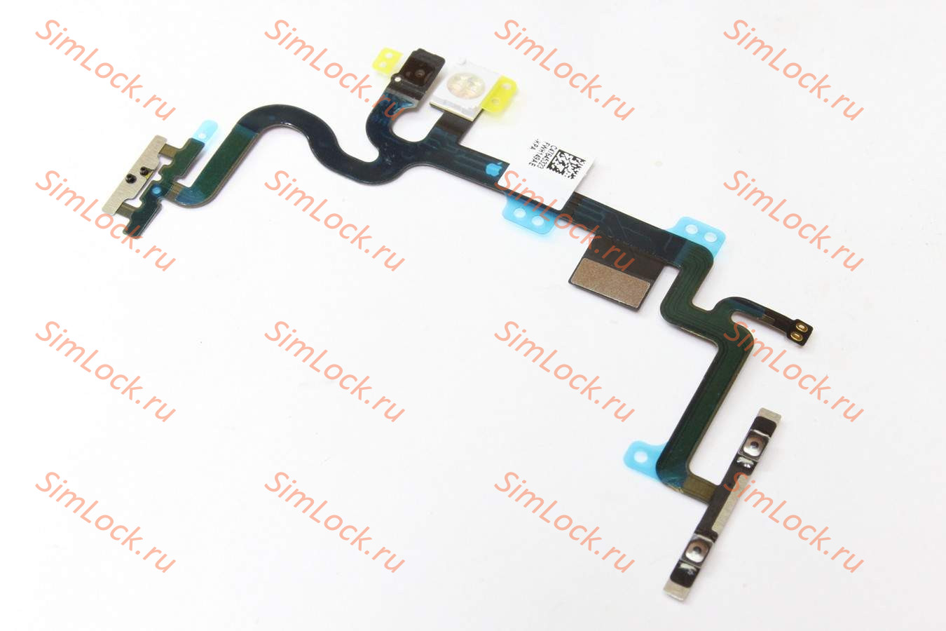 Шлейф iPhone 7 с кнопками включения и громкости, микрофоном и вспышкой, К-1