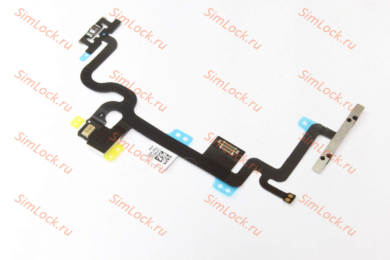 Шлейф iPhone 7 с кнопками включения и громкости, микрофоном и вспышкой, К-1