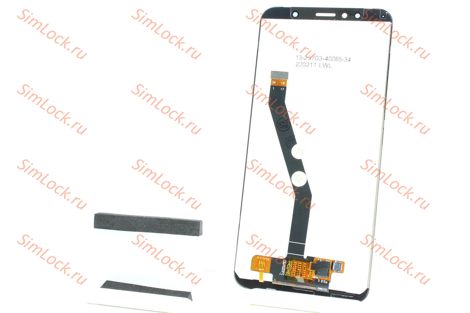 Дисплей Honor 7A Pro (AUM-L29), 7C (AUM-L41), Huawei Y6 Prime 2018 (ATU-L31), черный, К-2