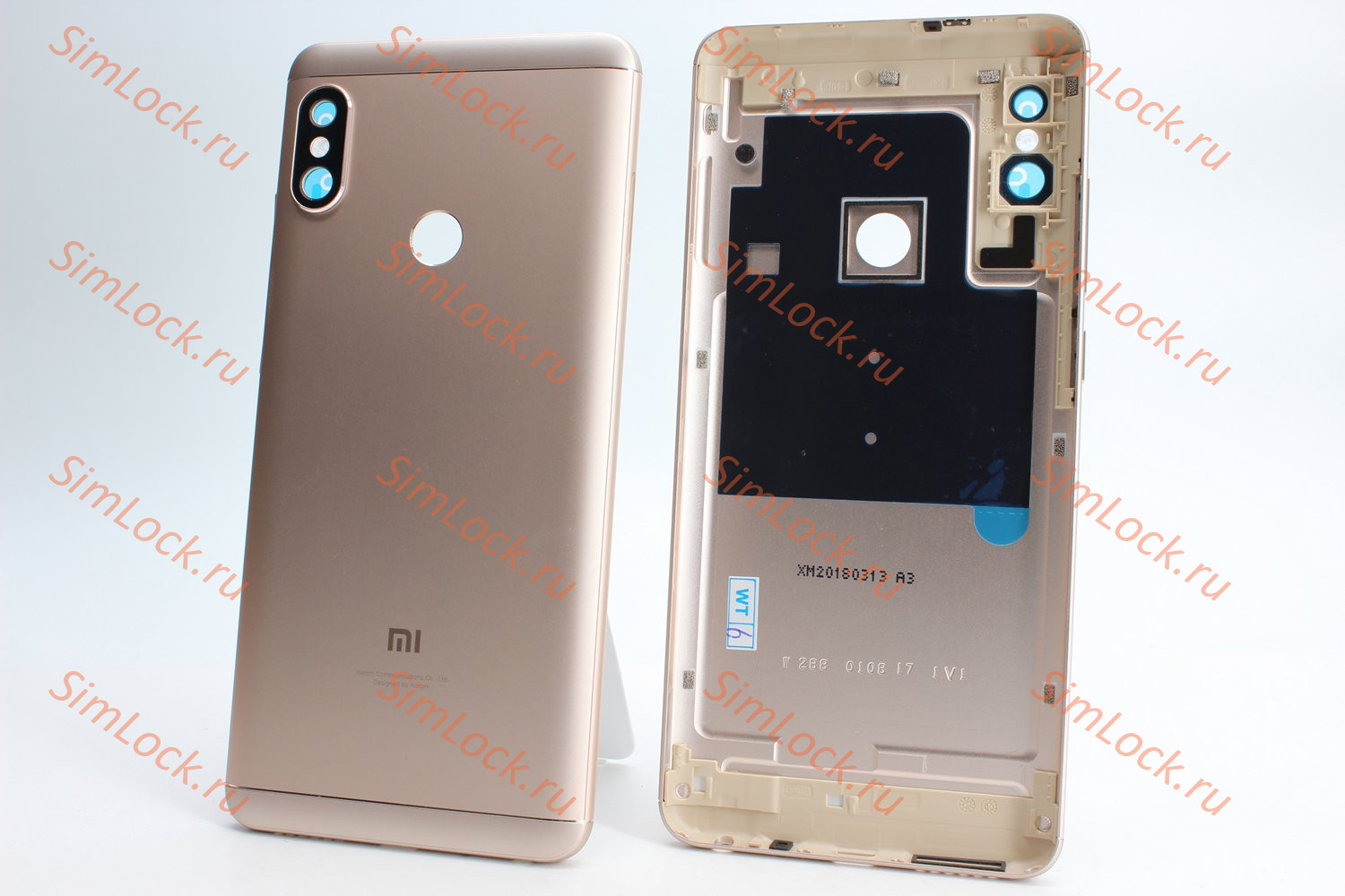 Задняя крышка Xiaomi Redmi Note 5, золото, К-1