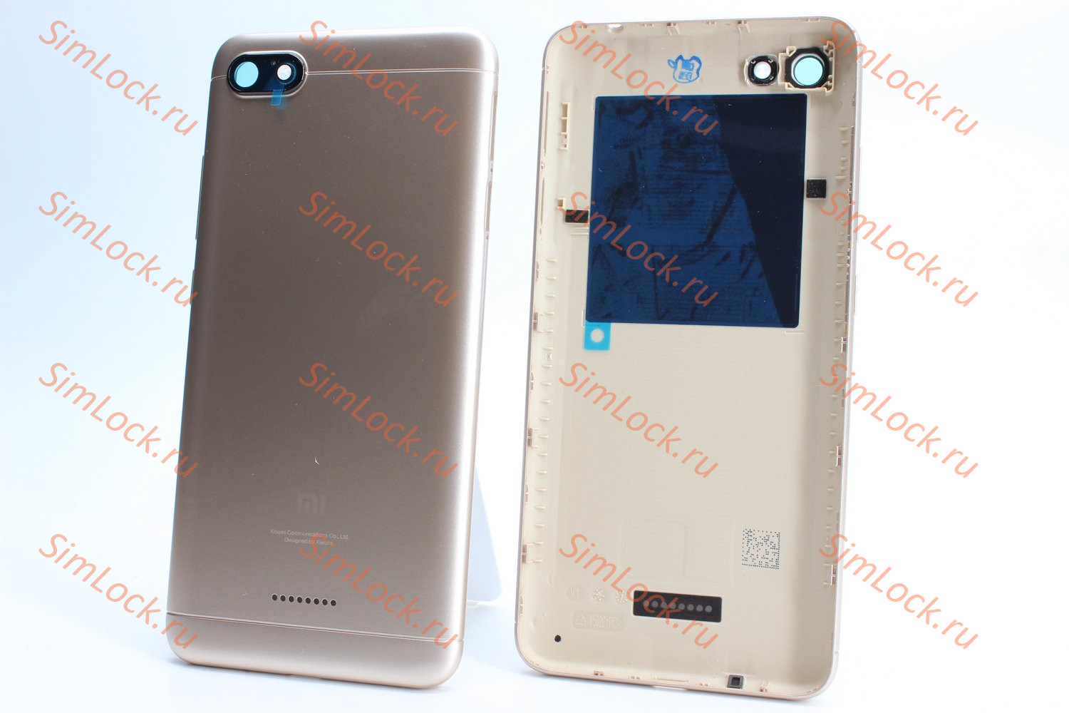 Задняя крышка Xiaomi Redmi 6A, золотой, К-1