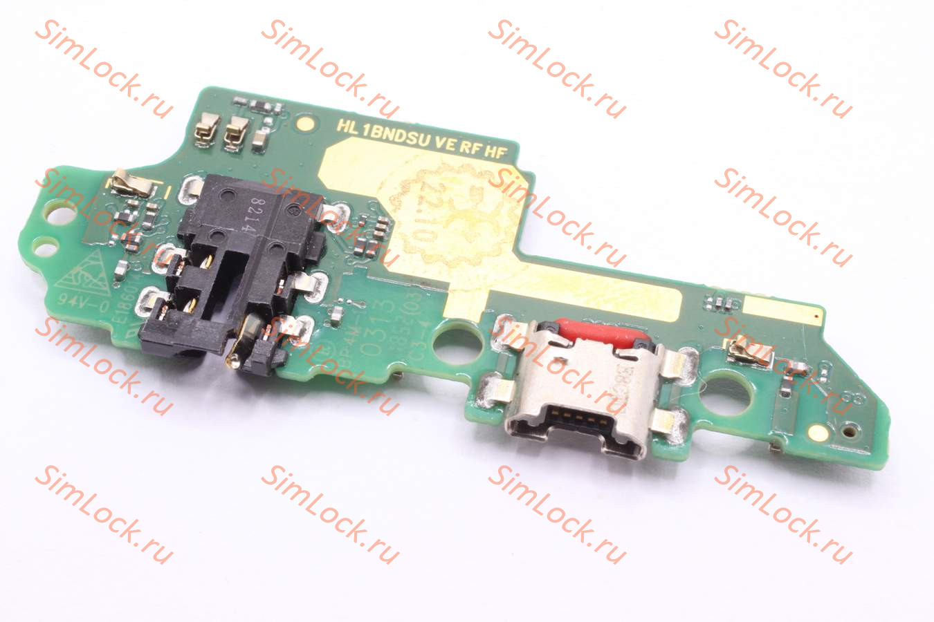 Нижняя плата (шлейф) Honor 7X (BND-L21) с разъемом зарядки, К-1