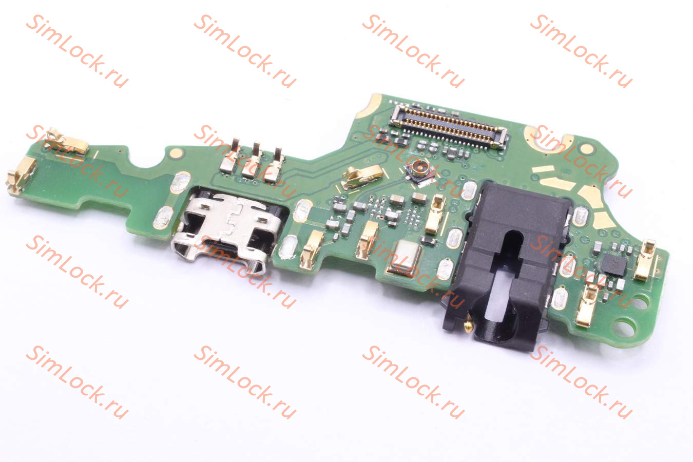 Нижняя плата (шлейф) Huawei Nova 2i, Mate 10 Lite (RNE-L21) с разъемом зарядки, оригинал