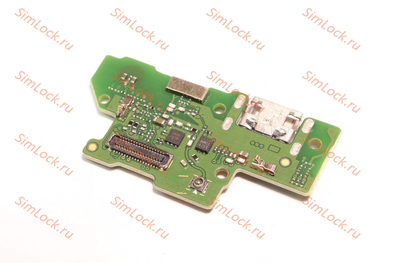 Нижняя плата (шлейф) Huawei Y7 (2017) с разъемом зарядки, К-1