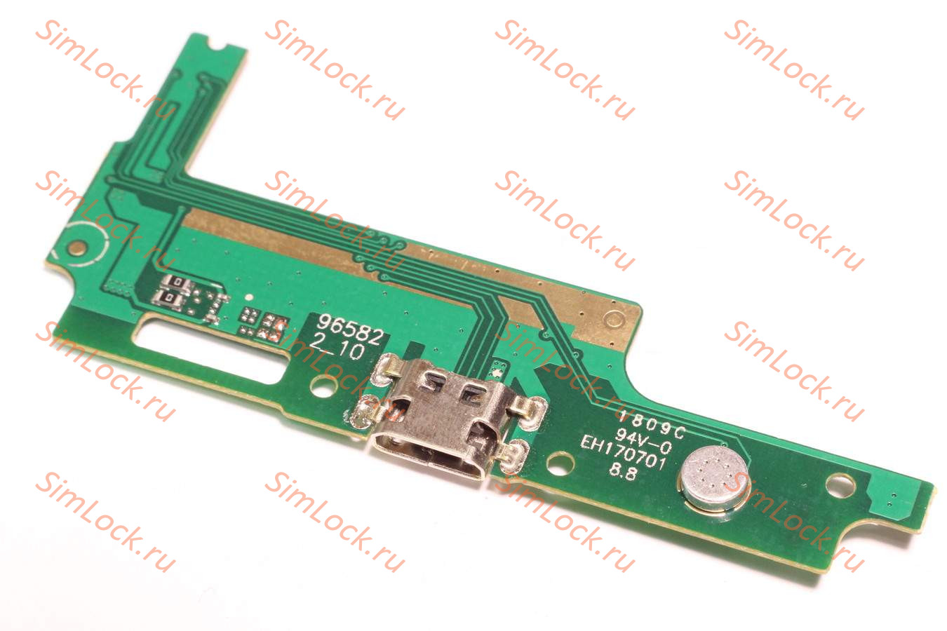 Нижняя плата (шлейф) Huawei Y3 (2017) с разъемом зарядки, К-3