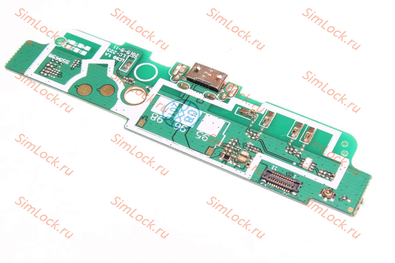 Нижняя плата (шлейф) Nokia 1320 Lumia с разъемом зарядки, К-2