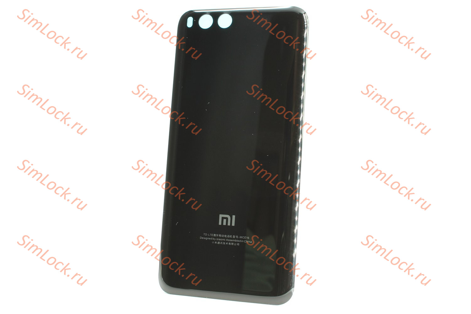 Задняя крышка Xiaomi Mi 6, черный, К-2