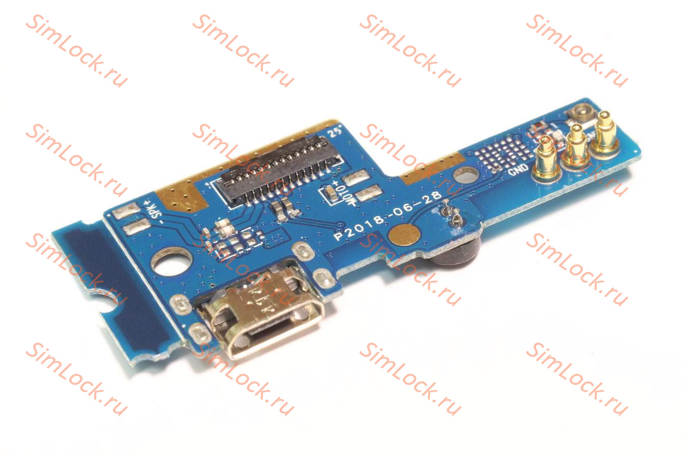 Нижняя плата (шлейф) Vertex Blade с разъемом зарядки, оригинал