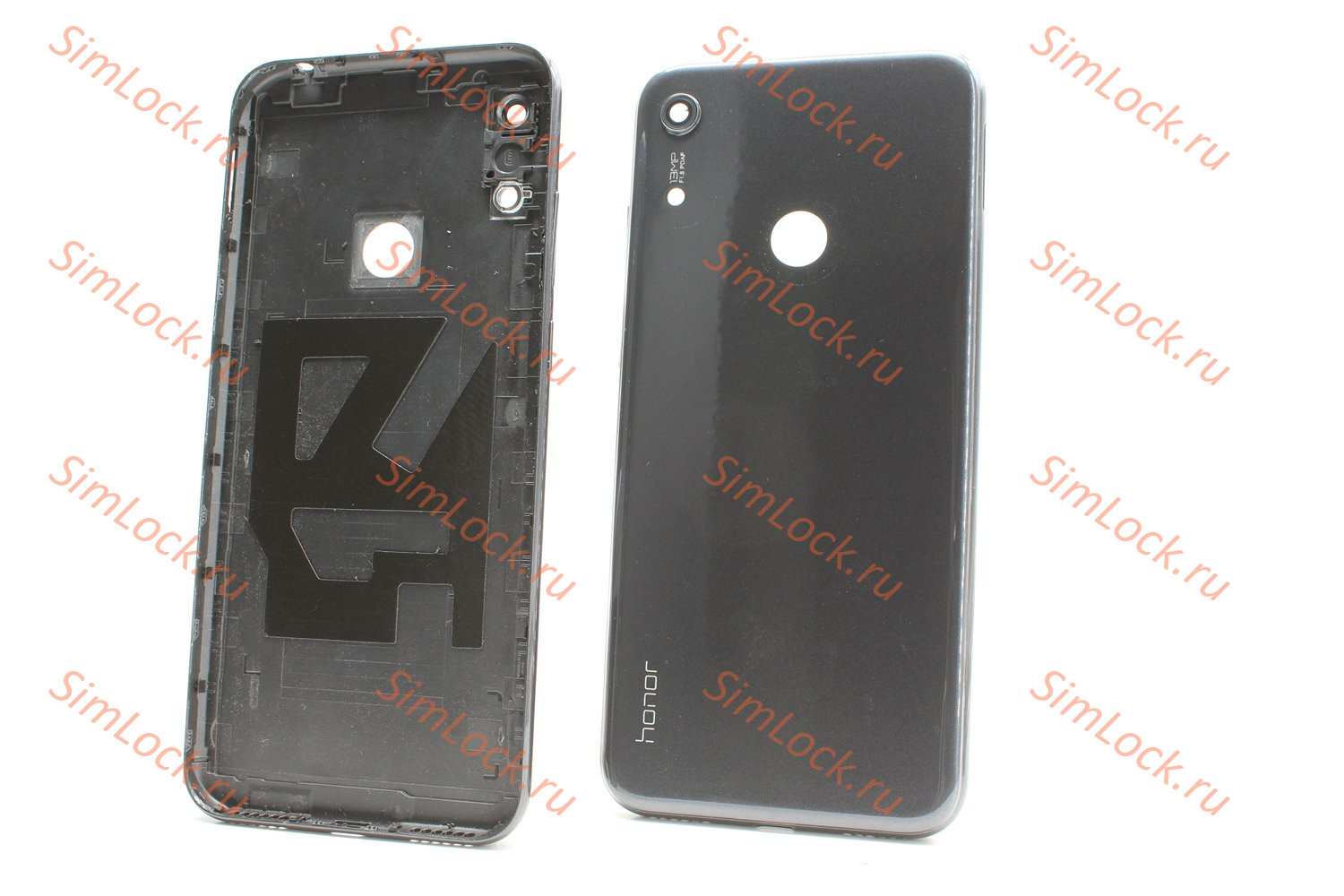 Задняя крышка Honor 8A (JAT-LX1), черный, К-2