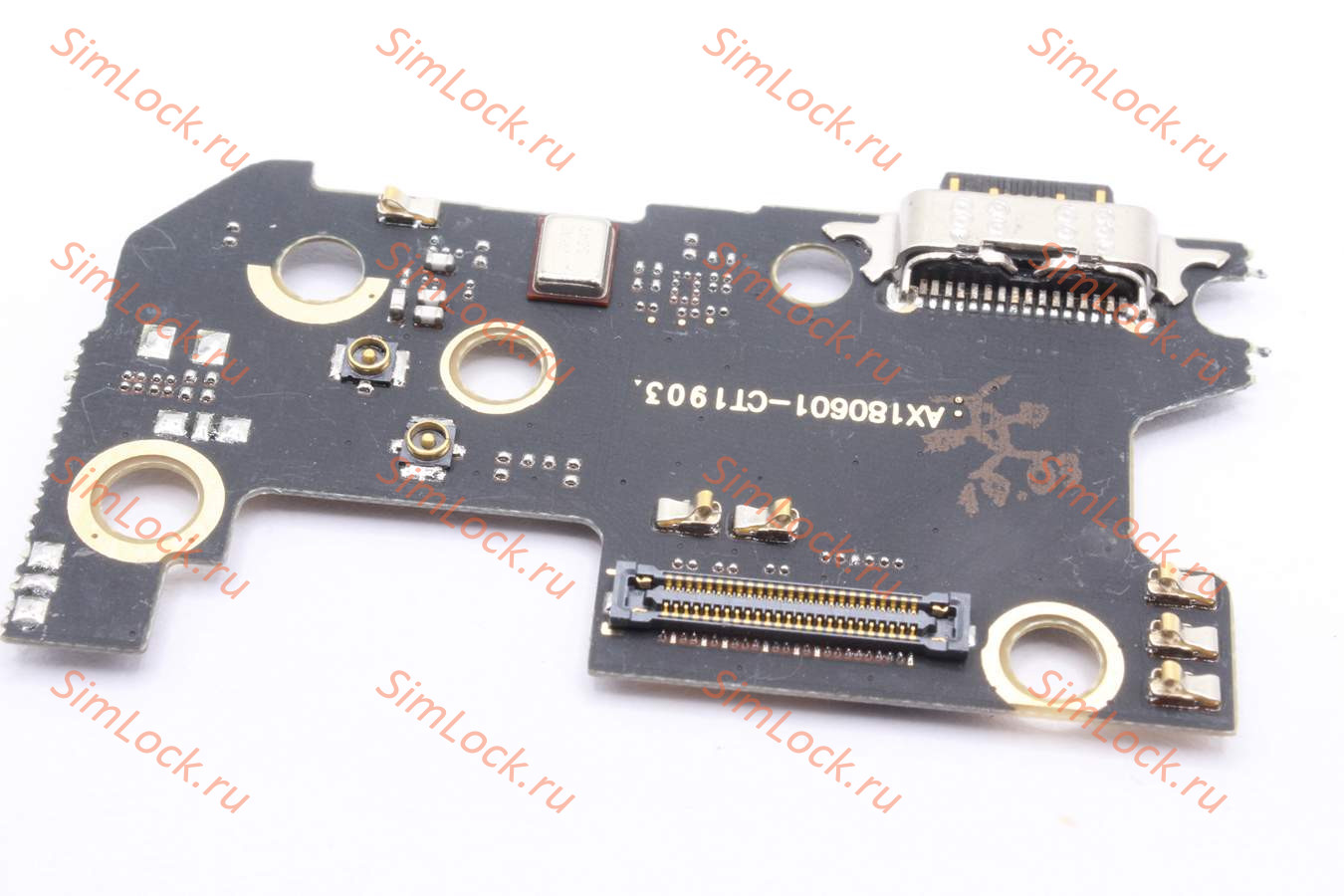 Нижняя плата (шлейф) Xiaomi Mi 8, с разъемом зарядки, К-4