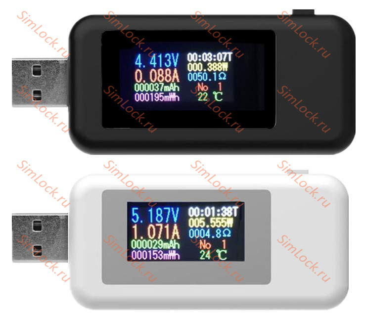 USB тестер Keweisi KWS-MX18, черный