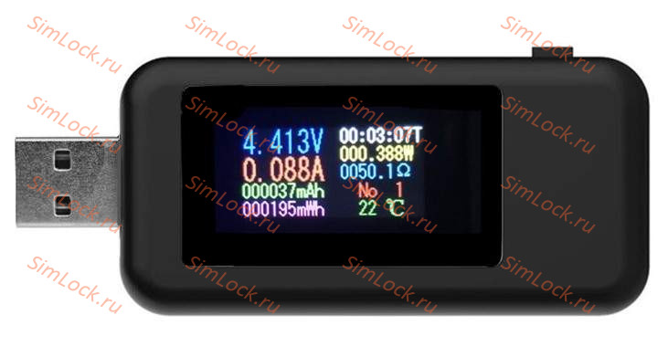 USB тестер Keweisi KWS-MX18, черный