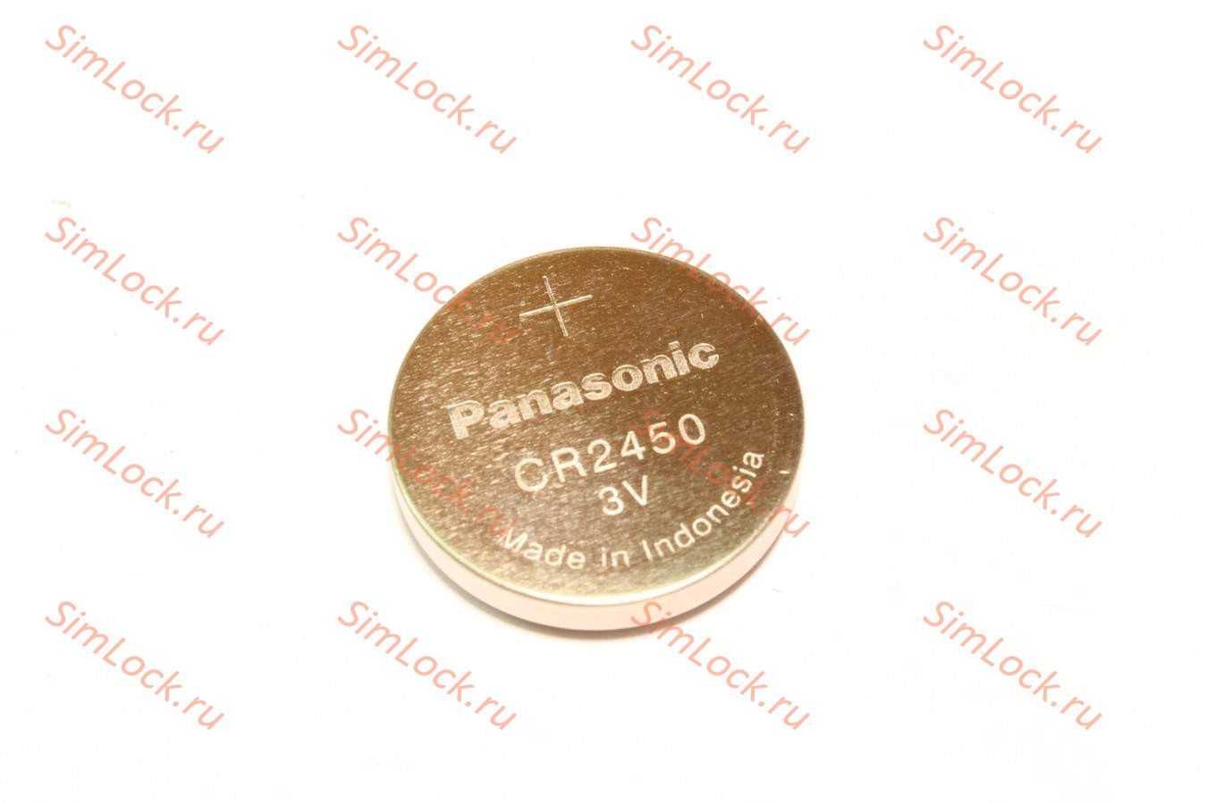 Батарейка Panasonic CR2450, 3V, литиевая, дисковая