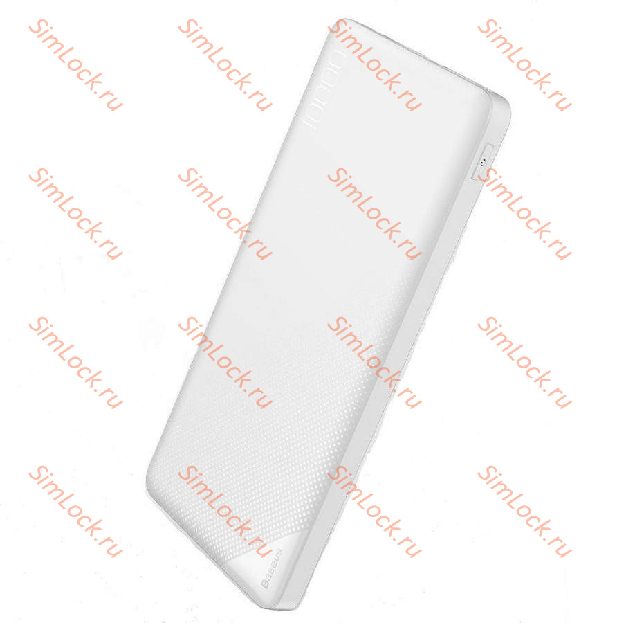 Внешний аккумулятор Baseus Mini Cu, 10000 мАч, белый, PPALL-KU02