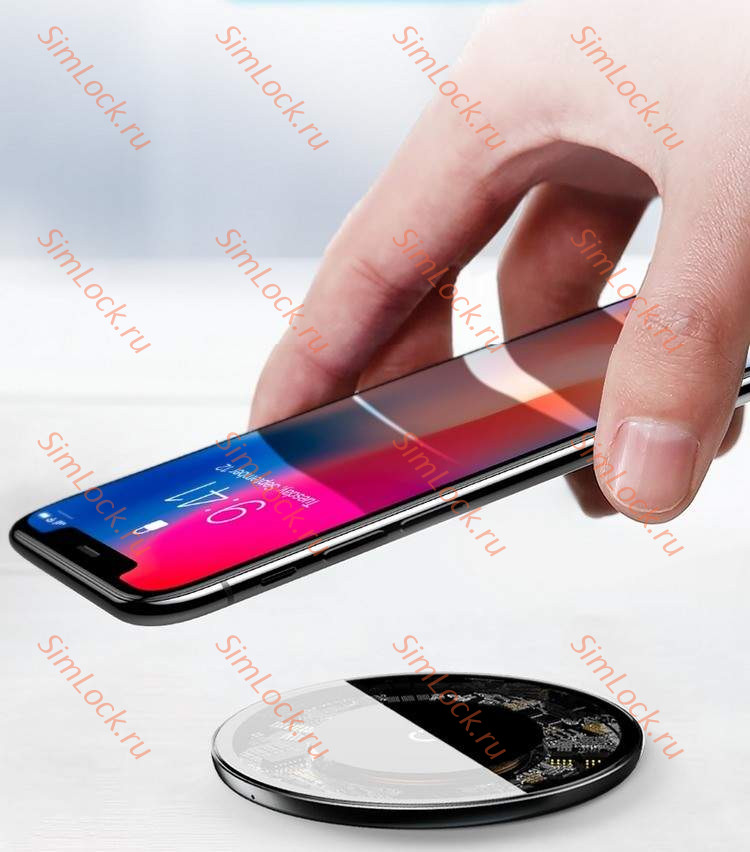 Беспроводное зарядное устройство Baseus Simple Wireless Charger, черный, CCALL-JK01