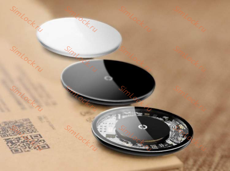 Беспроводное зарядное устройство Baseus Simple Wireless Charger, прозрачный, CCALL-AJK01