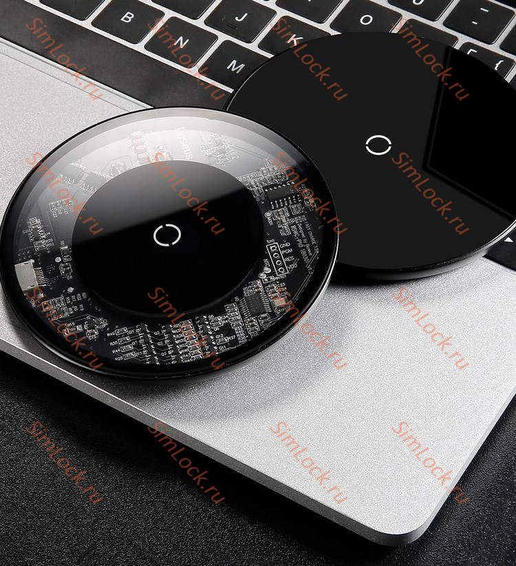Беспроводное зарядное устройство Baseus Simple Wireless Charger, прозрачный, CCALL-AJK01
