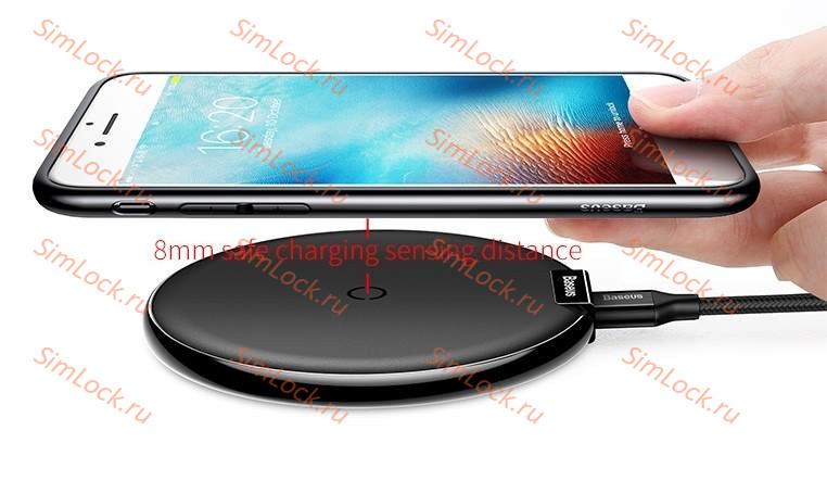 Беспроводное зарядное устройство Baseus iX Desktop Wireless Charger, серебро, WXIX-0S