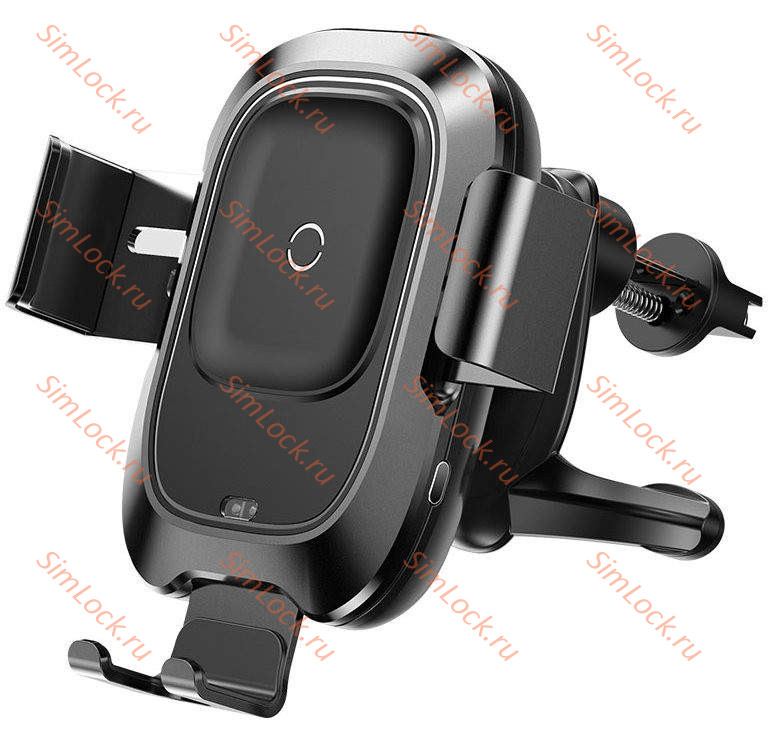 Автомобильный держатель Baseus Smart Vehicle Bracket Wireless Charger, в воздуховод, с беспроводной зарядкой и автофиксацией, WXZN-01