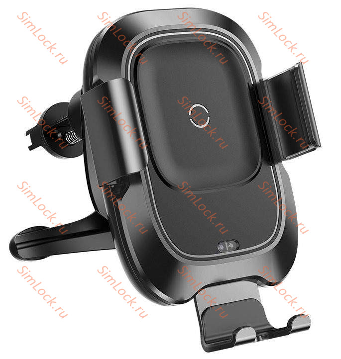 Автомобильный держатель Baseus Smart Vehicle Bracket Wireless Charger, в воздуховод, с беспроводной зарядкой и автофиксацией, WXZN-01