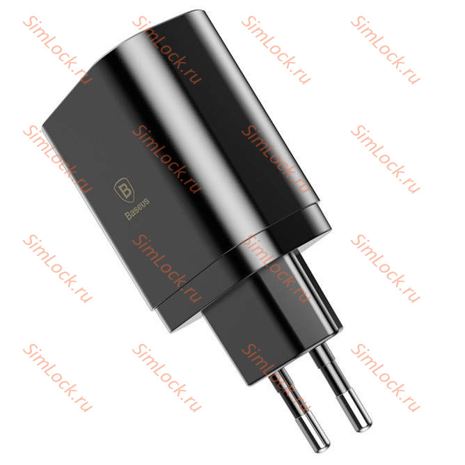 СЗУ Baseus Mirror Lake Intelligent Digital Display 3 USB, 3.4A, черный, CCALL-BH01