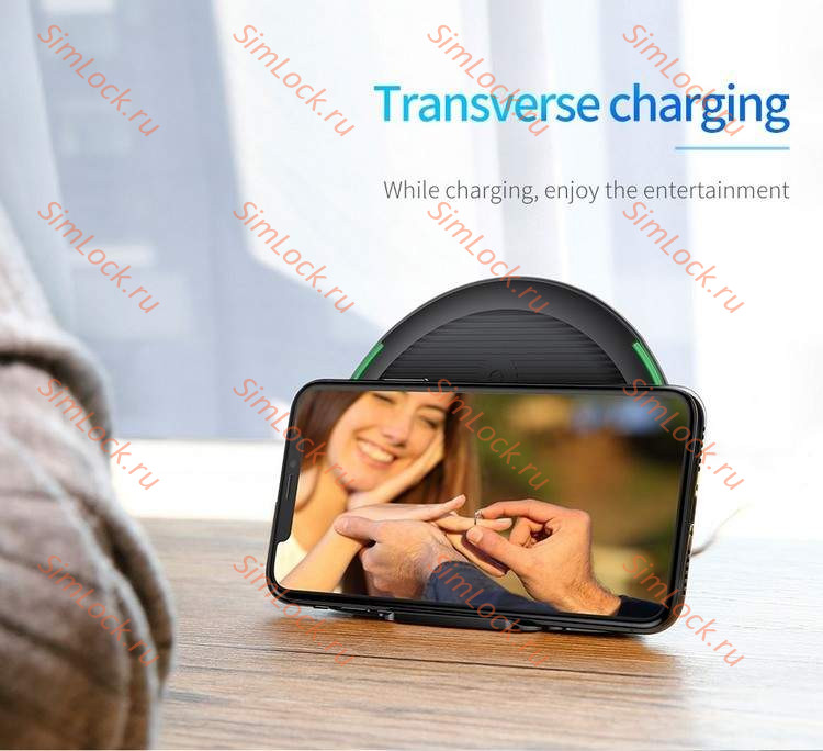 Беспроводное зарядное устройство Baseus foldable Multifunction Wireless Charger, черный, WXZD-01