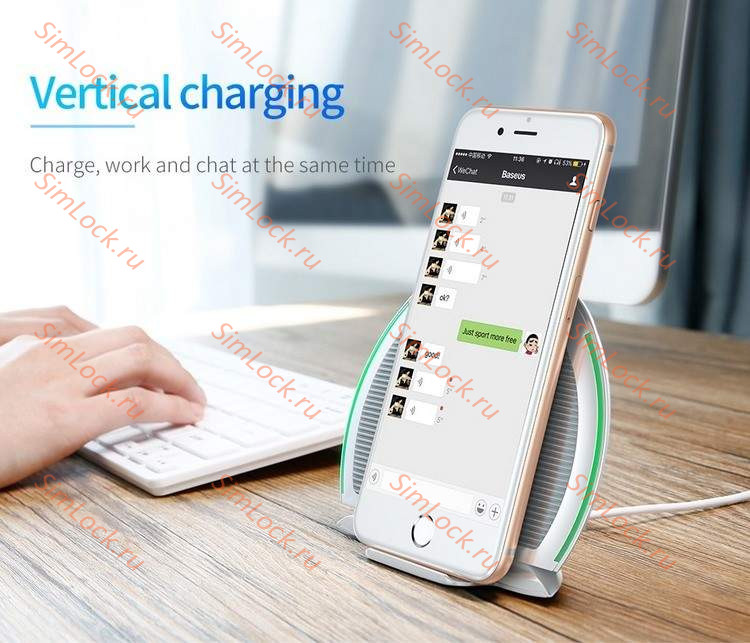 Беспроводное зарядное устройство Baseus foldable Multifunction Wireless Charger, черный, WXZD-01