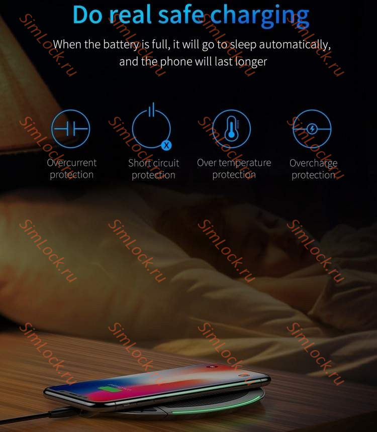 Беспроводное зарядное устройство Baseus foldable Multifunction Wireless Charger, черный, WXZD-01