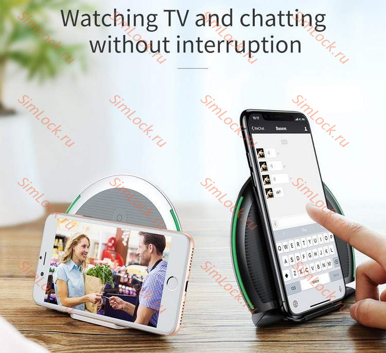 Беспроводное зарядное устройство Baseus foldable Multifunction Wireless Charger, черный, WXZD-01