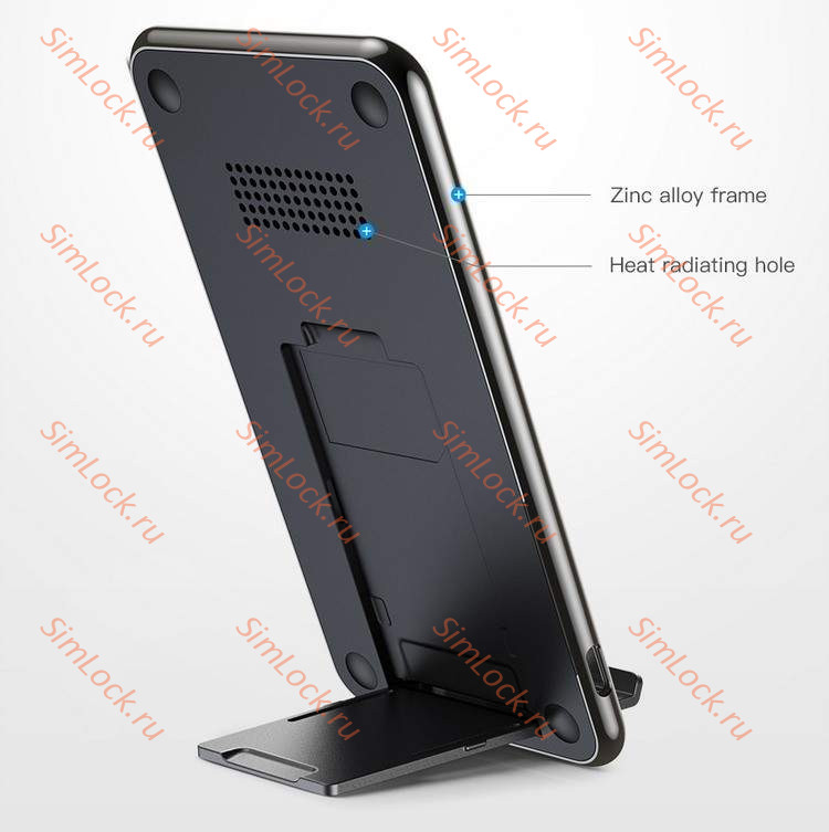 Беспроводное зарядное устройство Baseus Multifunctional Wireless Charging Pad, черный, WXHSD-01