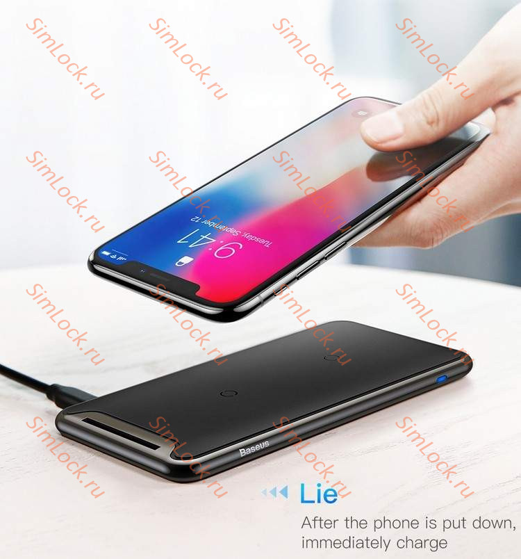 Беспроводное зарядное устройство Baseus Multifunctional Wireless Charging Pad, черный, WXHSD-01