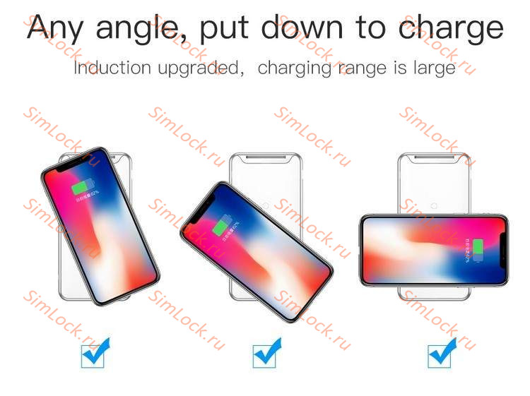 Беспроводное зарядное устройство Baseus Multifunctional Wireless Charging Pad, черный, WXHSD-01