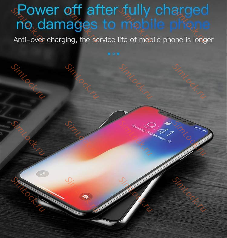 Беспроводное зарядное устройство Baseus Multifunctional Wireless Charging Pad, черный, WXHSD-01