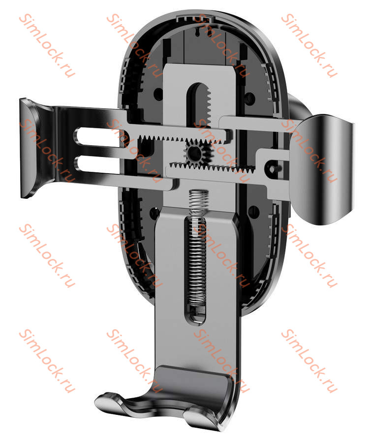 Автомобильный держатель Baseus Wireless Charger Gravity, в воздуховод, с беспроводной зарядкой, черный, WXYL-01