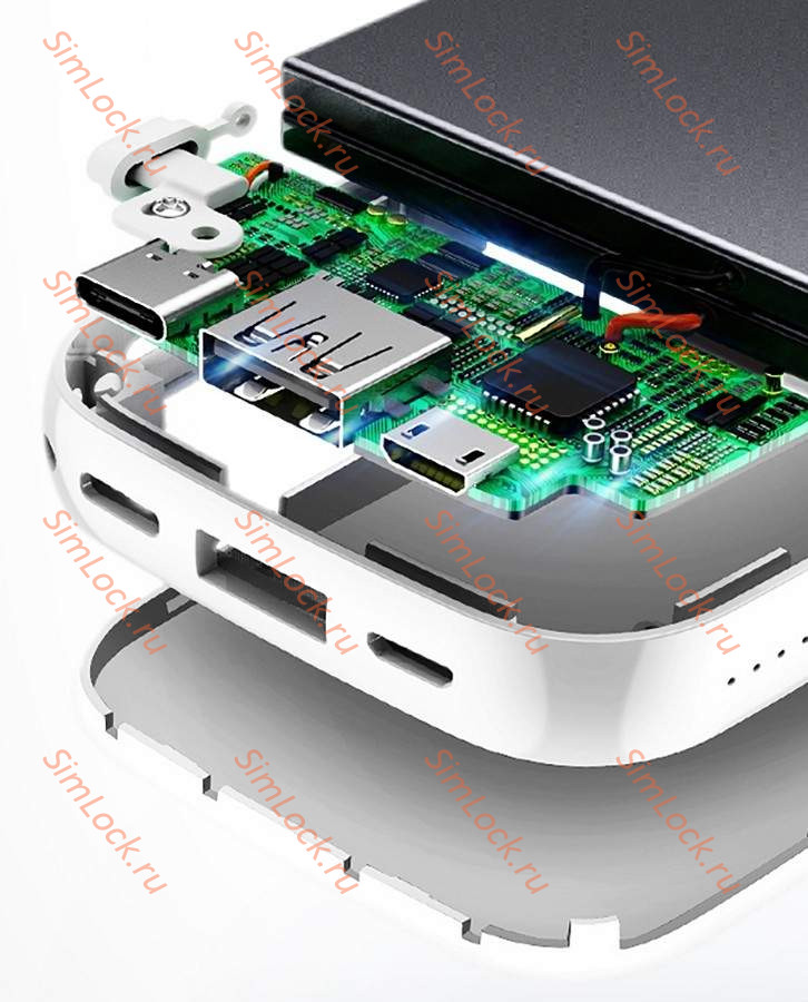 Внешний аккумулятор Baseus Mini Q, 10000 мАч, черный, PPALL-BXQ01