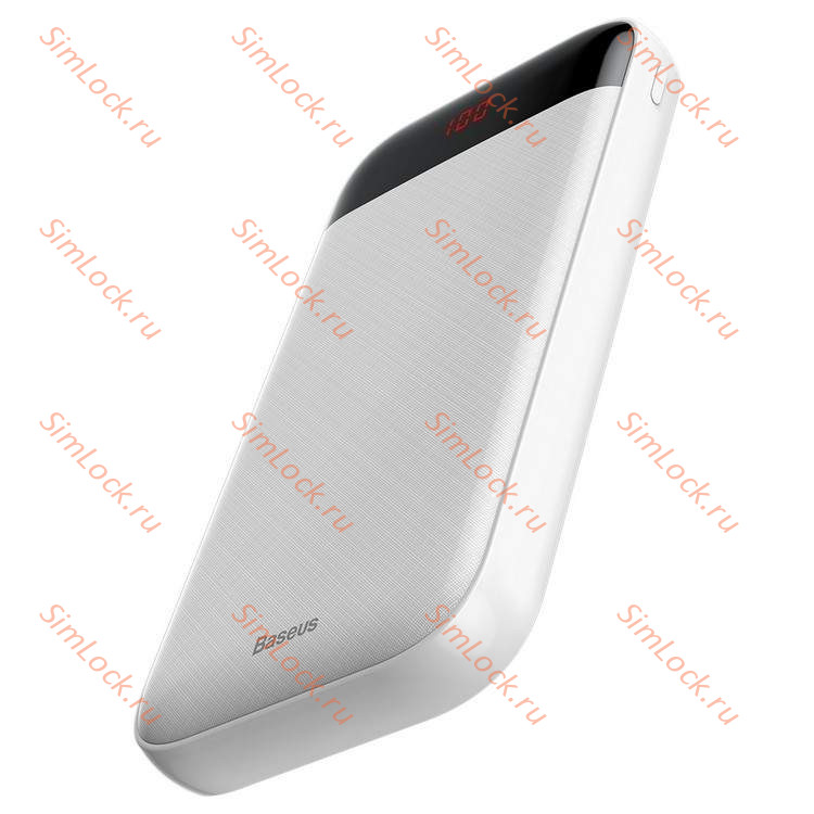 Внешний аккумулятор Baseus Mini Cu Digital Display, 20000 мАч, белый, PPALL-CKU02