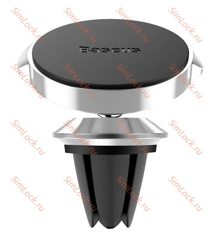 Автомобильный держатель Baseus Small Ears Series Magnetic Bracket, в воздуховод, серебро, SUER-A0S