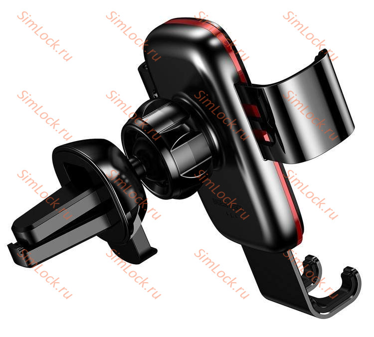 Автомобильный держатель Baseus Metal Age Gravity Car Mount, в воздуховод, черный, SUYL-D01
