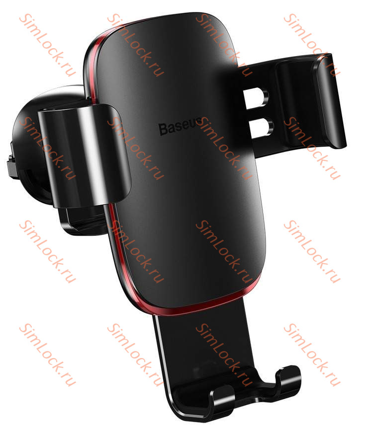 Автомобильный держатель Baseus Metal Age Gravity Car Mount, в воздуховод, черный, SUYL-D01