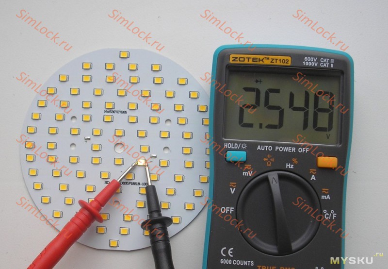 Мультиметр ZOTEK ZT102