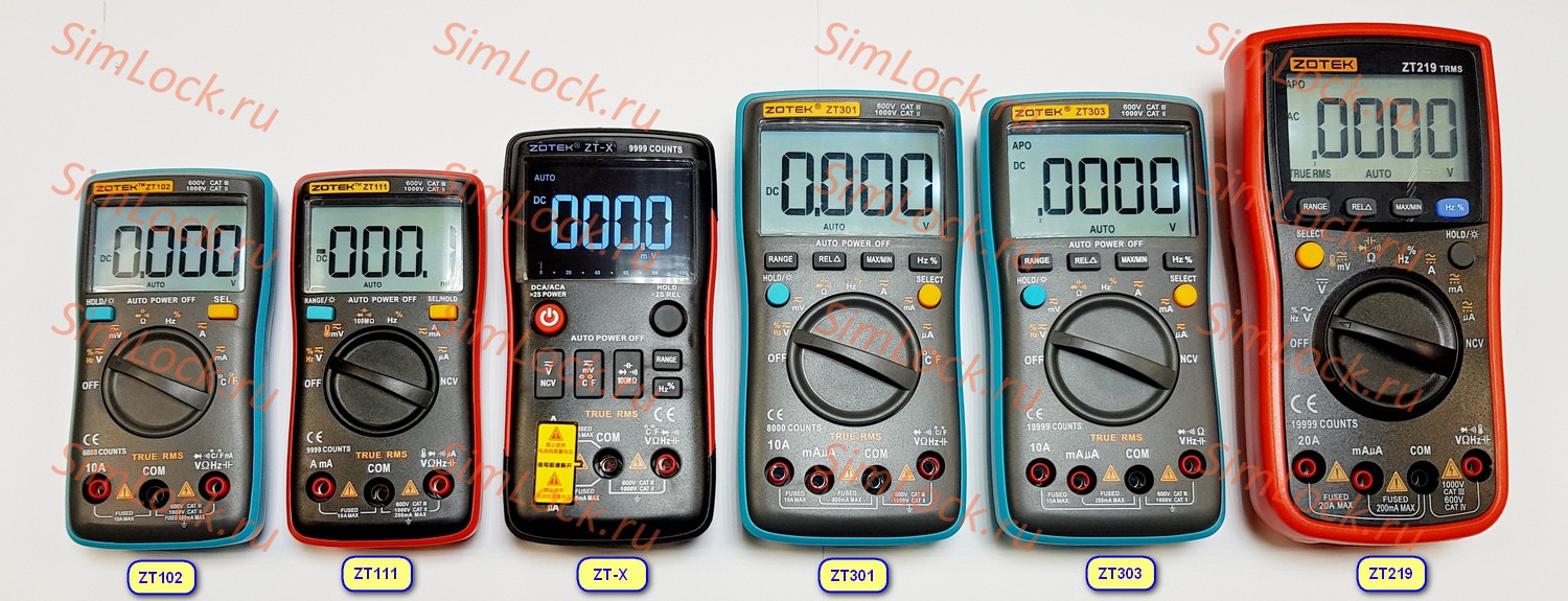 Мультиметр ZOTEK ZT-X, (Richmeters RM409B)