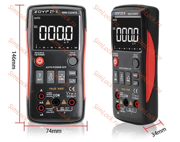 Мультиметр ZOTEK ZT-X, (Richmeters RM409B)