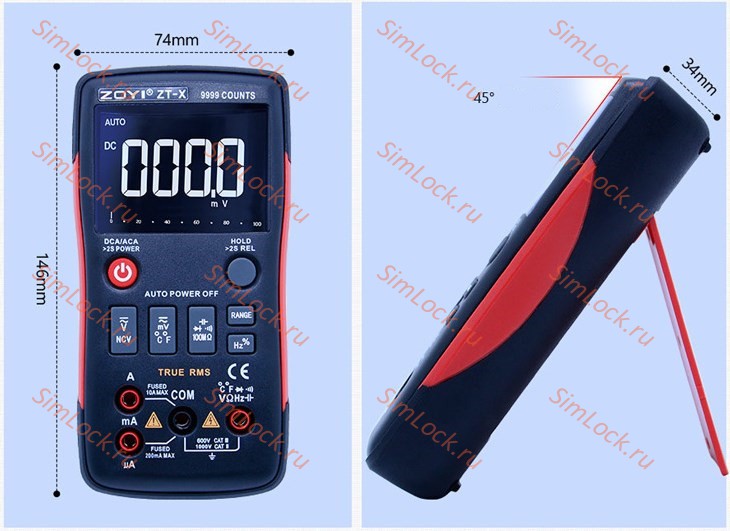 Мультиметр ZOTEK ZT-X, (Richmeters RM409B)