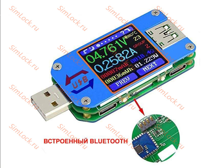 USB тестер Ruideng RD-UM25C